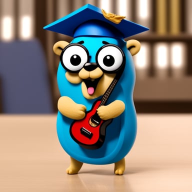 Go Blue Gopher as Senior Highload Pomodoro Gopher