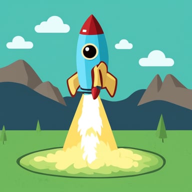 Go Blue Gopher launches rocket.