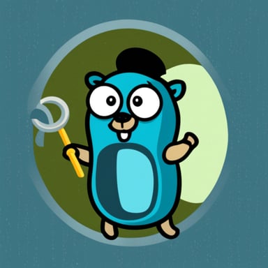 Go blue gopher for calendar app