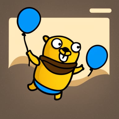 Go blue gopher for calendar app