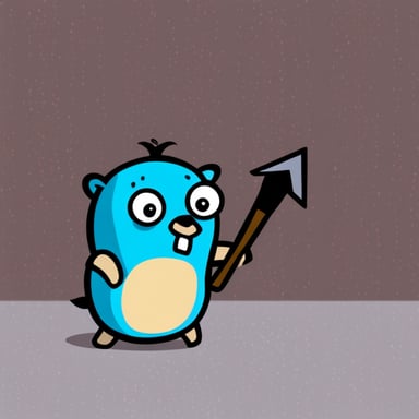 Go Blue Gopher is angry.