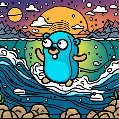 Enjoy your happy freedom vacation with Go Blue Gopher!