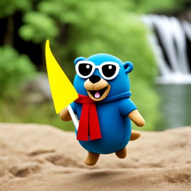Enjoy your happy freedom vacation with Go Blue Gopher!