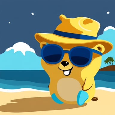 Enjoy your happy freedom vacation with Go Blue Gopher!