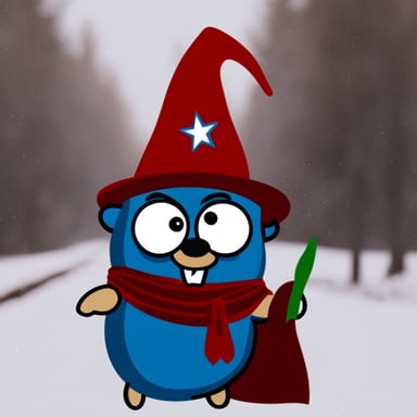 Go Blue Gopher as a wicked Russian gopher.