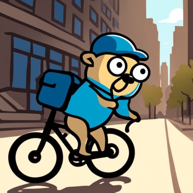 Go Blue Gopher cycling.