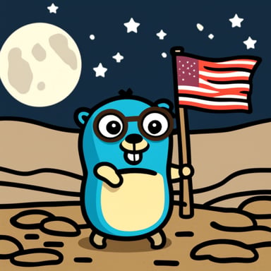 Go Blue Gopher on the Moon.