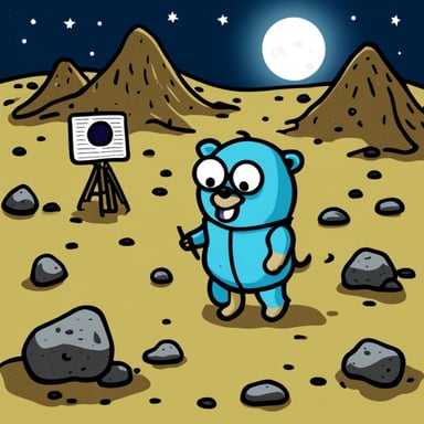 Go Blue Gopher on the Moon.