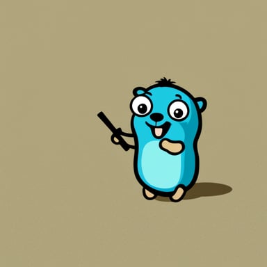 Go Blue Gopher: Happy new and sweety Go Blue Gopher which stopped using C++.