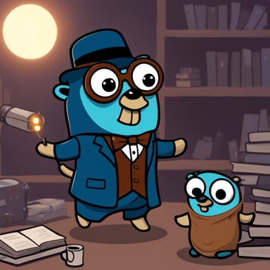 Go Blue Gopher as Lovecraft