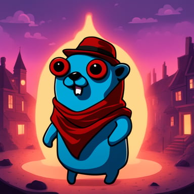 Go Blue Gopher as Lovecraft