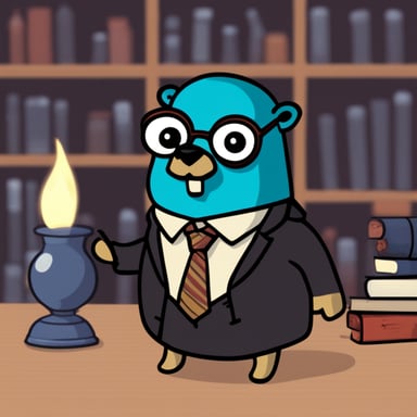 Go Blue Gopher as Lovecraft