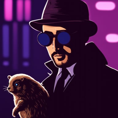 Go Blue Gopher as Ryan Gosling from Blade Runner.