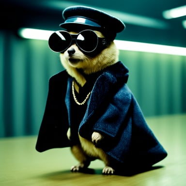 Go Blue Gopher as Ryan Gosling from Blade Runner.