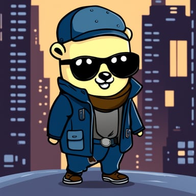 Go Blue Gopher as Ryan Gosling from Blade Runner.