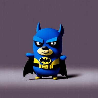 Go Blue Gopher as Batman.