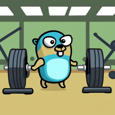Go Blue Gopher as the gym boss.