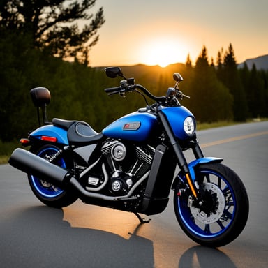 Go Blue Gopher on a Harley Davidson FXDR