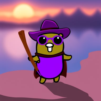 Go Blue Gopher as Donatello