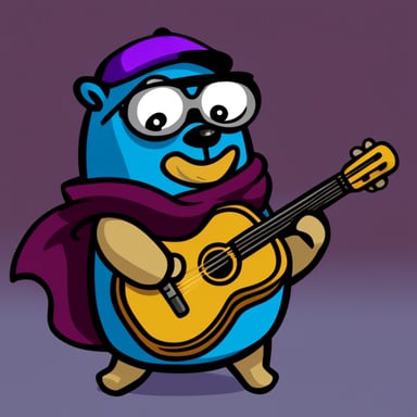 Go Blue Gopher as Donatello
