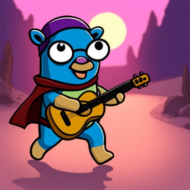 Go Blue Gopher as Donatello