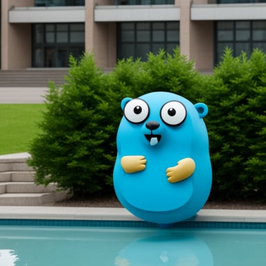 Go Blue Gopher at ITMO University