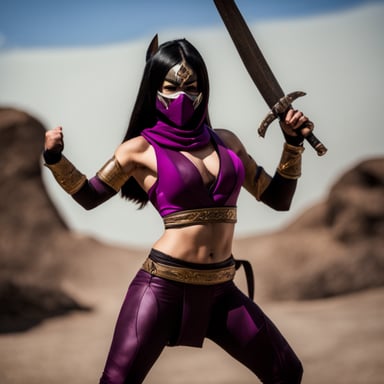 Go Blue Gopher as Mileena