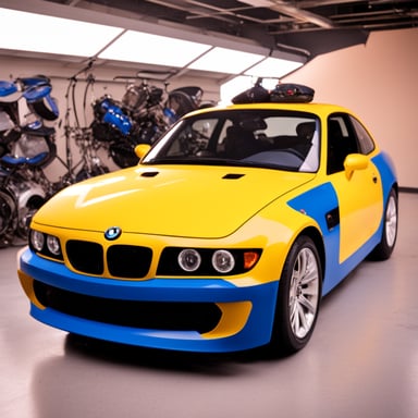 Go Blue Gopher in BMW