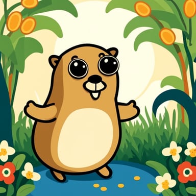 Go Blue Gopher in classic Belarusian style.