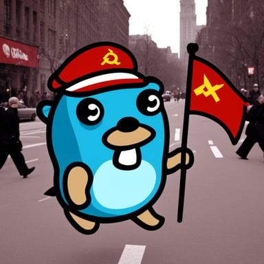 Communist go blue gopher