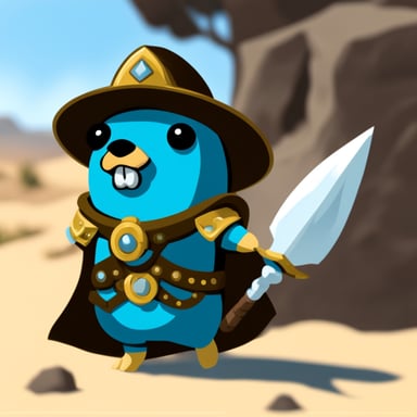 Go blue gopher, which armor and shield.