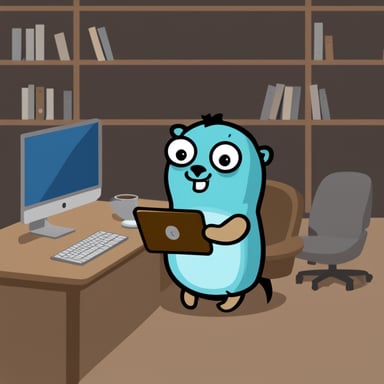 Go Blue Gopher is tired of working on VPN.