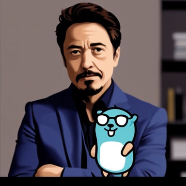 Go Blue Gopher as Tony Stark.