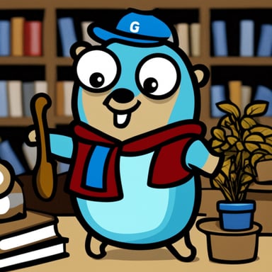 Go Blue Gopher as Georgian Gopher