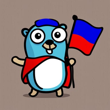 Go Blue Gopher as Russian Gopher.