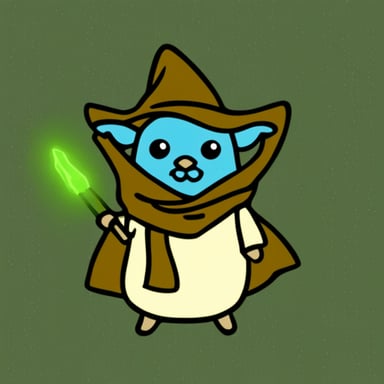 Go Blue Gopher as Yoda Gopher.