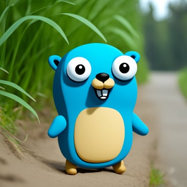 Go Blue Gopher in Yandex