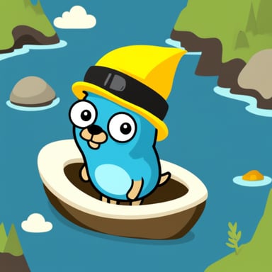 Go Blue Gopher in Yandex