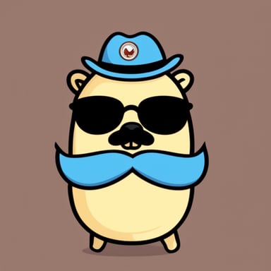 Go Blue Gopher with a mustache like Lukashenko.
