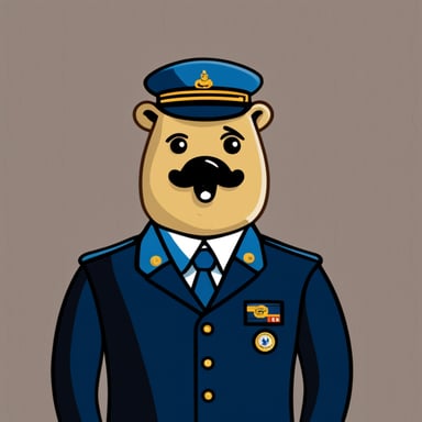 Go Blue Gopher with a mustache like Lukashenko.