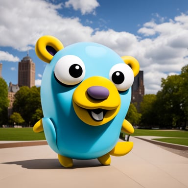 Love inspires Go Blue Gopher to spread positivity and cheer wherever it goes.