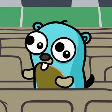 Go blue gopher crying.