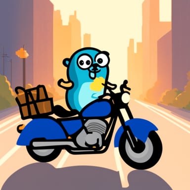 Go Blue Gopher on the bike