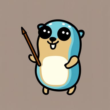 Very cute go blue gopher