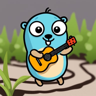 Very cute go blue gopher