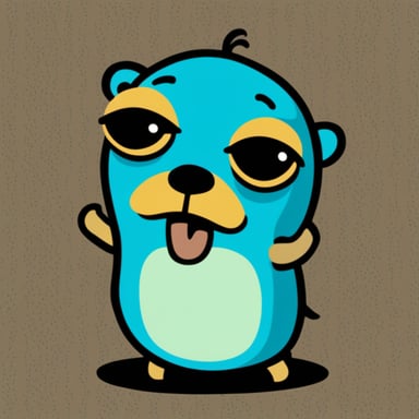 Go Blue Gopher is named Isa and he is without hair on his head.