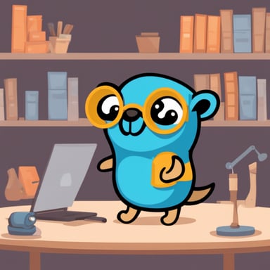 Go Blue Gopher inside microservice, which managed JSON Schemas.