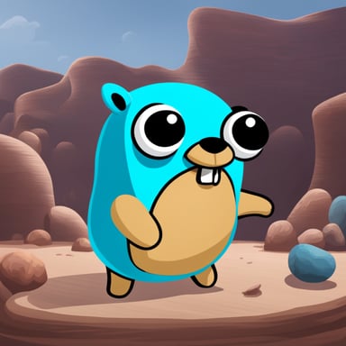 Go Blue Gopher inside microservice, which managed JSON Schemas.