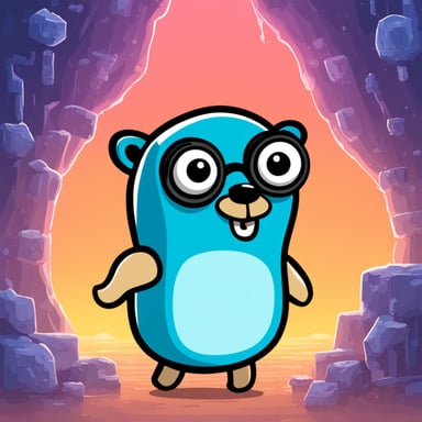 Go Blue Gopher inside microservice, which managed JSON Schemas.