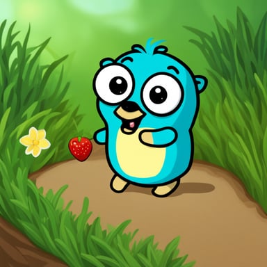 Go Blue Gopher is named Ilya and really loves the Python language and berries.